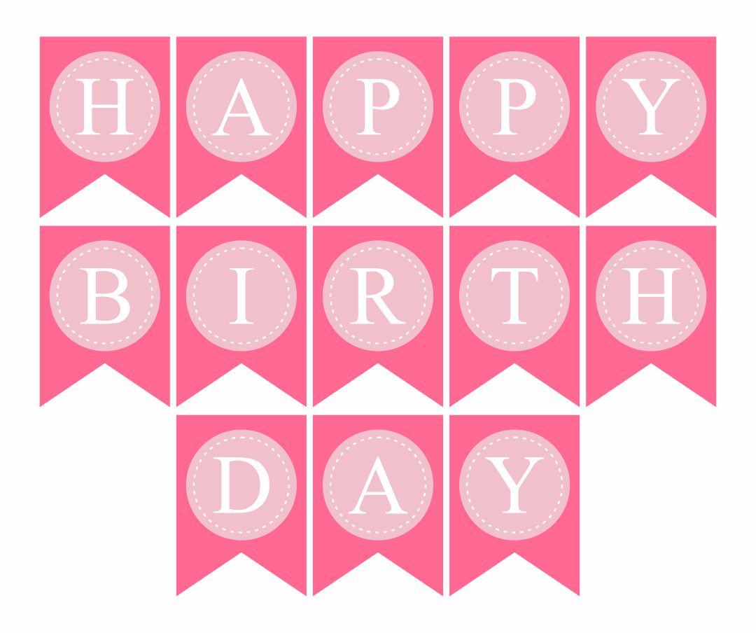 cut out printable birthday banner letters free happy birthday banner