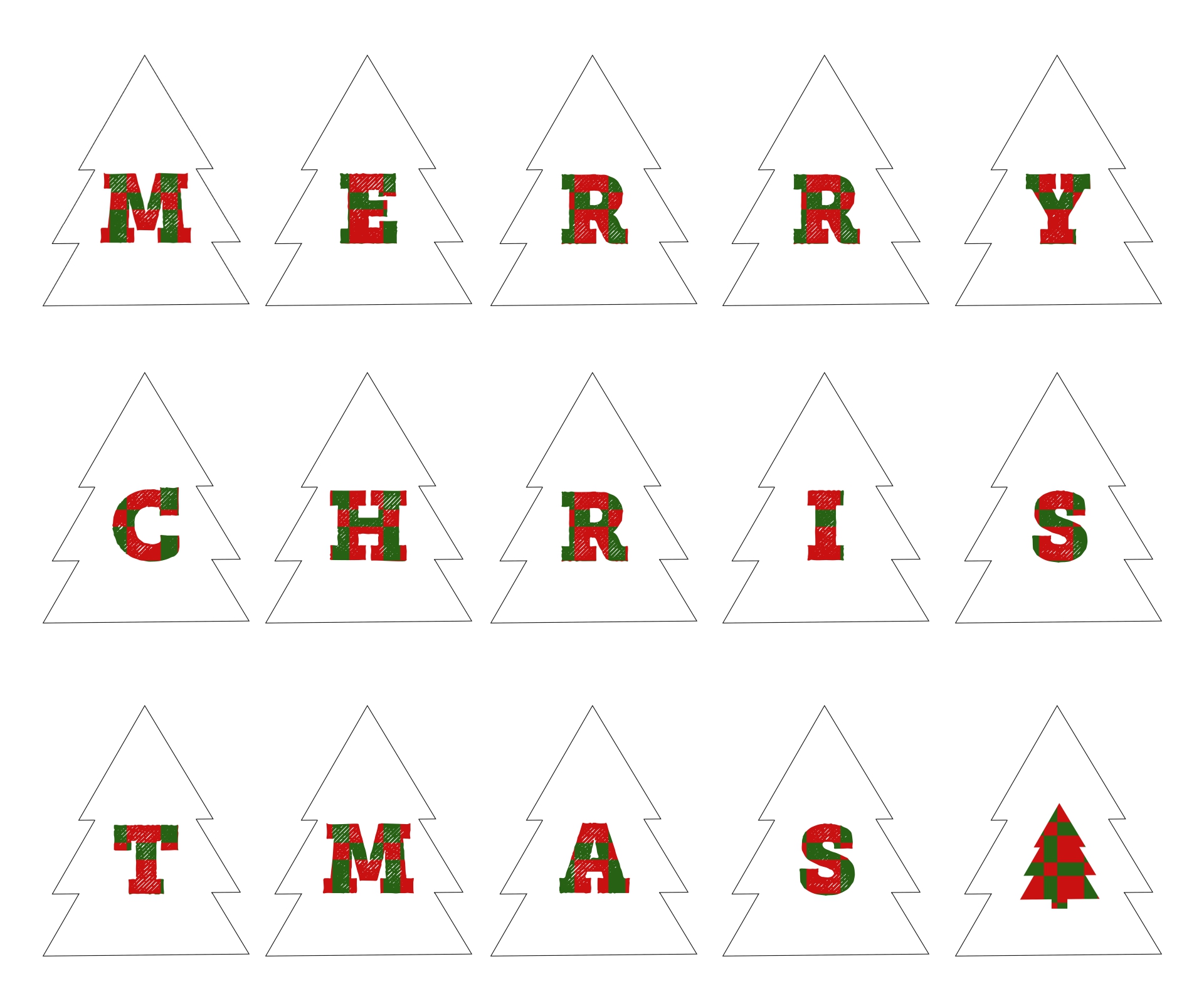 10 Best Merry Christmas Printable For Letters Printablee
