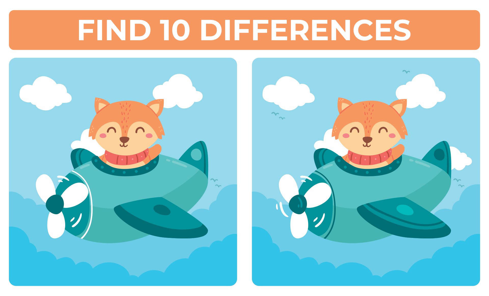 Free Spot The Difference Printables