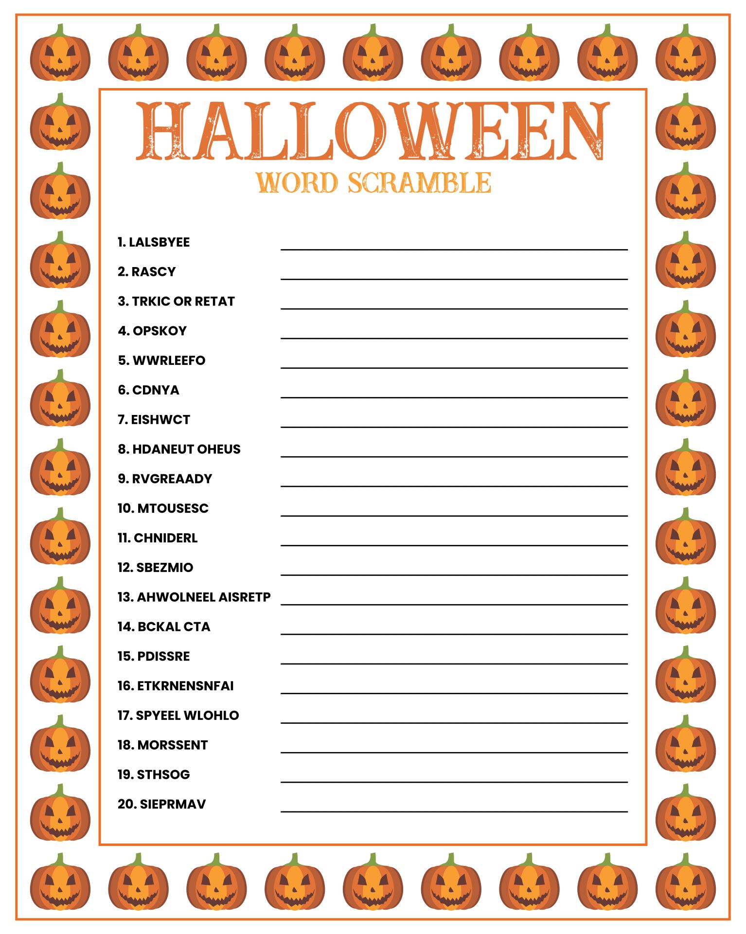 Trick Or Treat Game! A Deliciously Fun Halloween Trivia