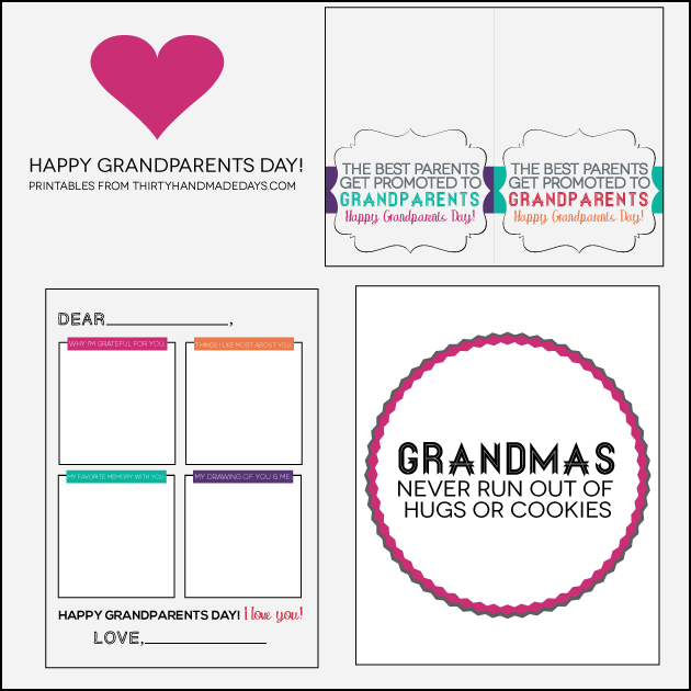 Grandparents Day Printables