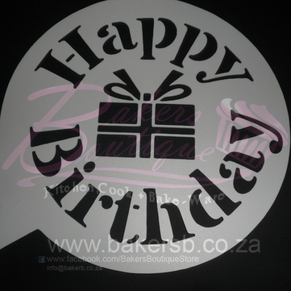 Happy Birthday Cake Stencils Printable