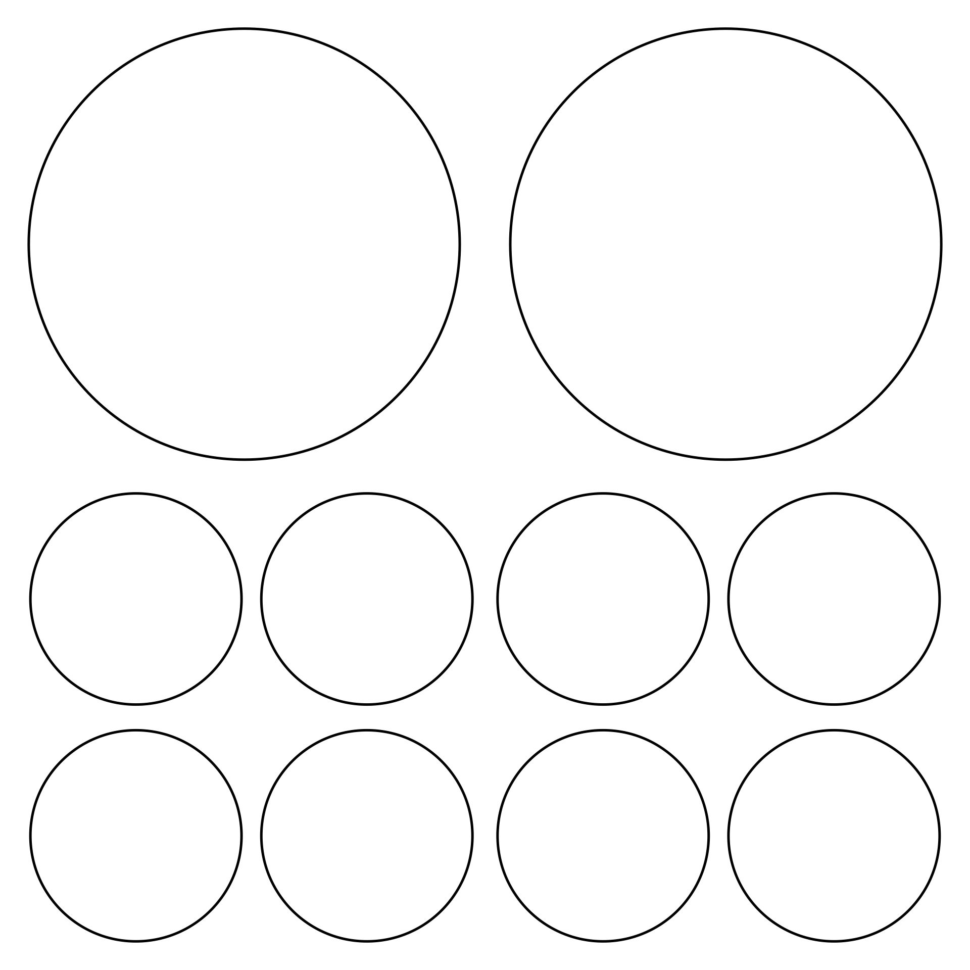 5 Best 6.5 Inch Circle Template Printable PDF for Free at Printablee