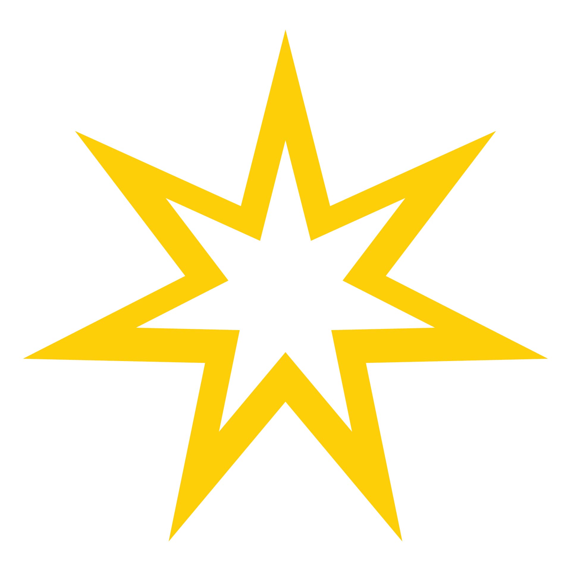 Знак желтая Звездочка