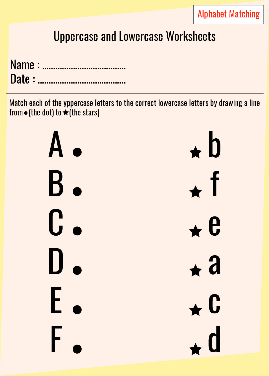 Alphabet Letters Upper And Lowercase Printable