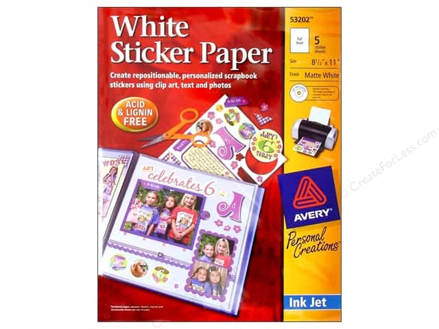 Avery Sticker Paper