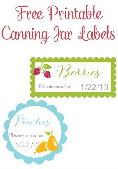 7 Best Images of Free Customizable Printable Canning Labels - Free ...