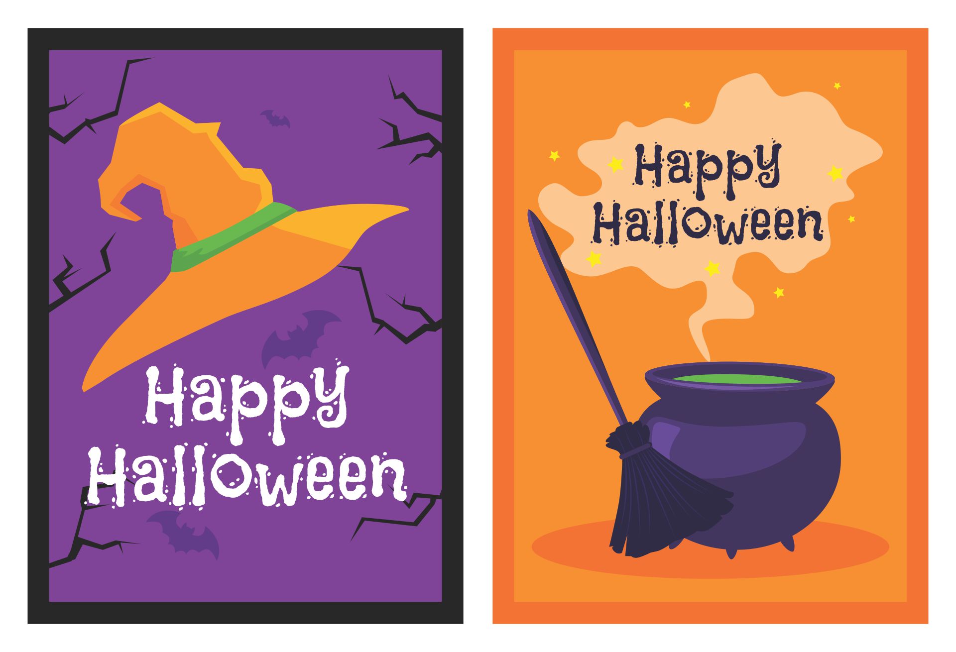Free Printable Halloween Greeting Cards Halloween Cards Printable Card Greeting Thebalance