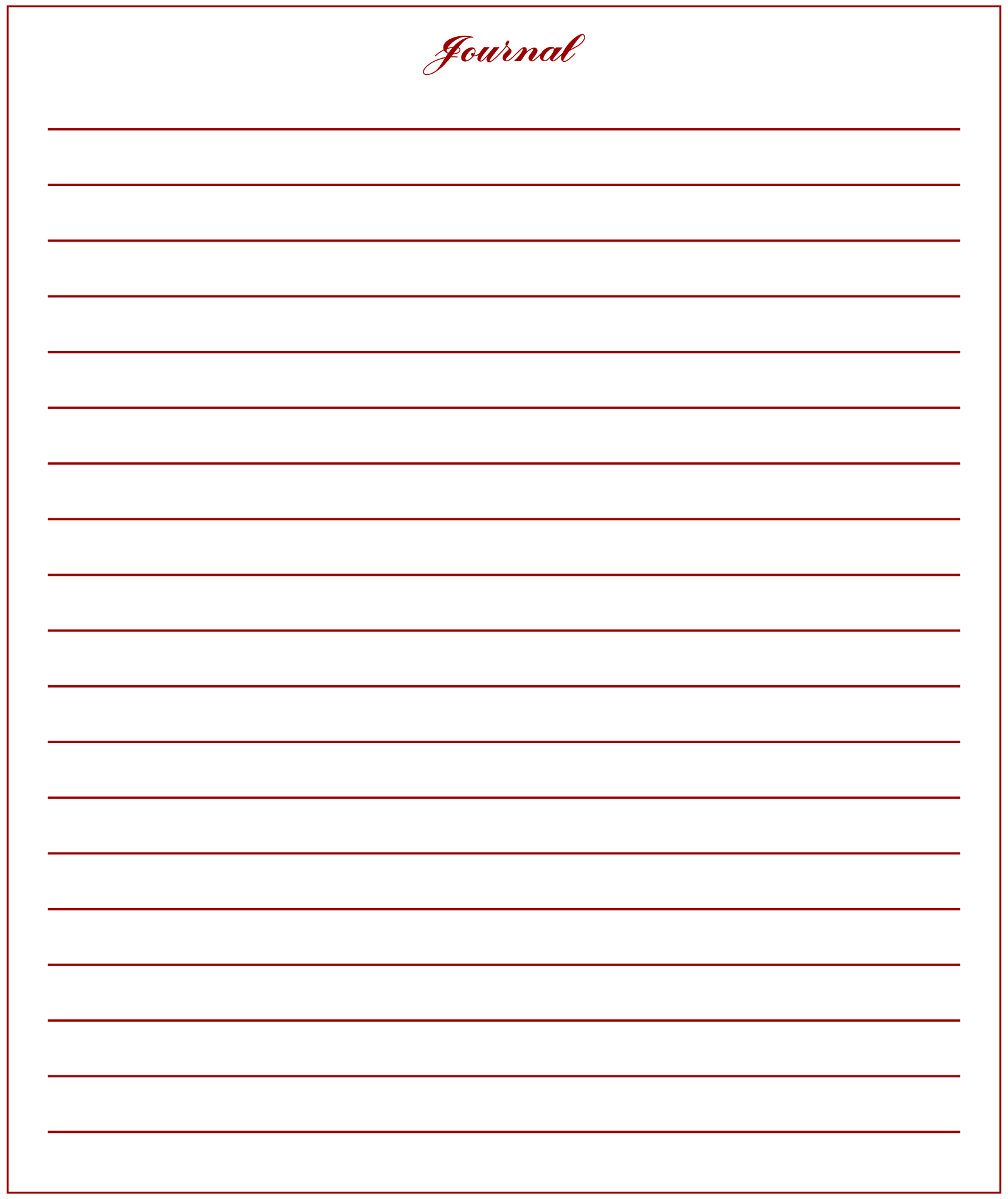 10 Best Printable Journal Paper Printablee Com Reverasite