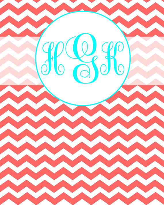 Printable Monogram Binder Covers