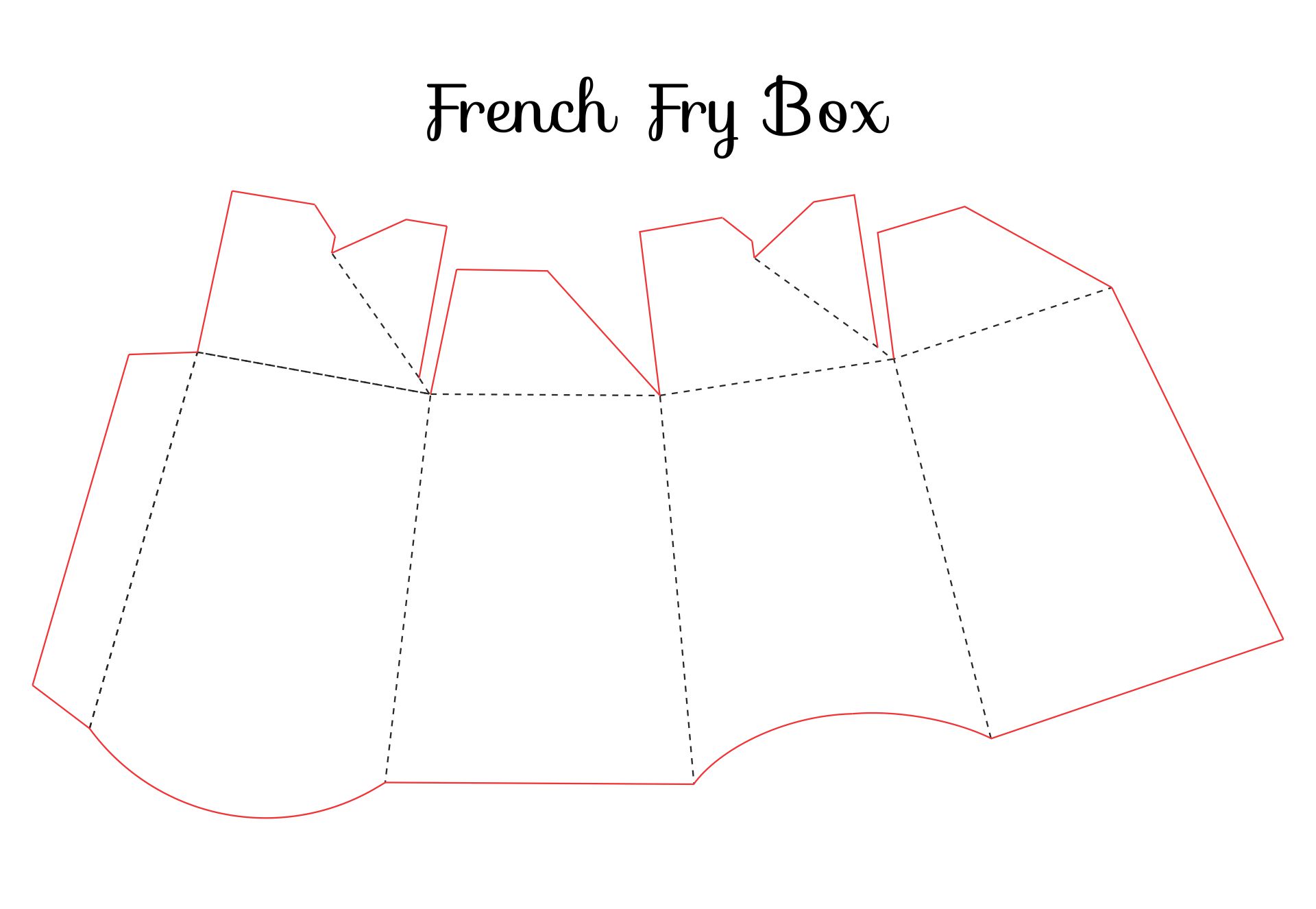 10 Best French Fry Box Template Printable PDF For Free At Printablee