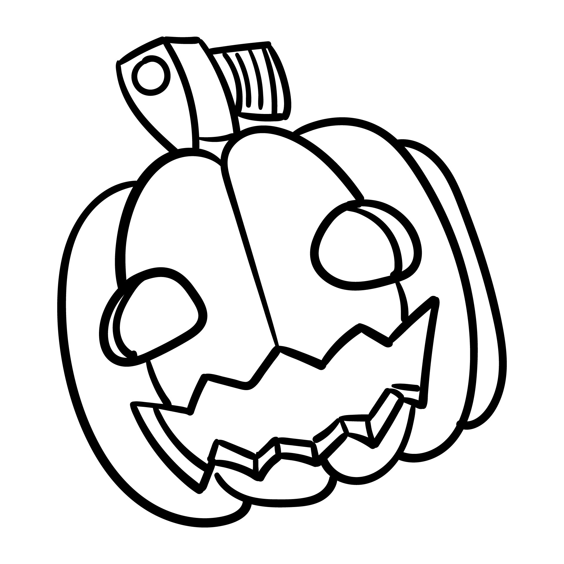 Free Printable Coloring Pages Halloween Pumpkin