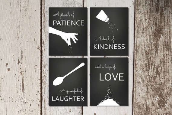 Chalkboard Printable Kitchen Signs