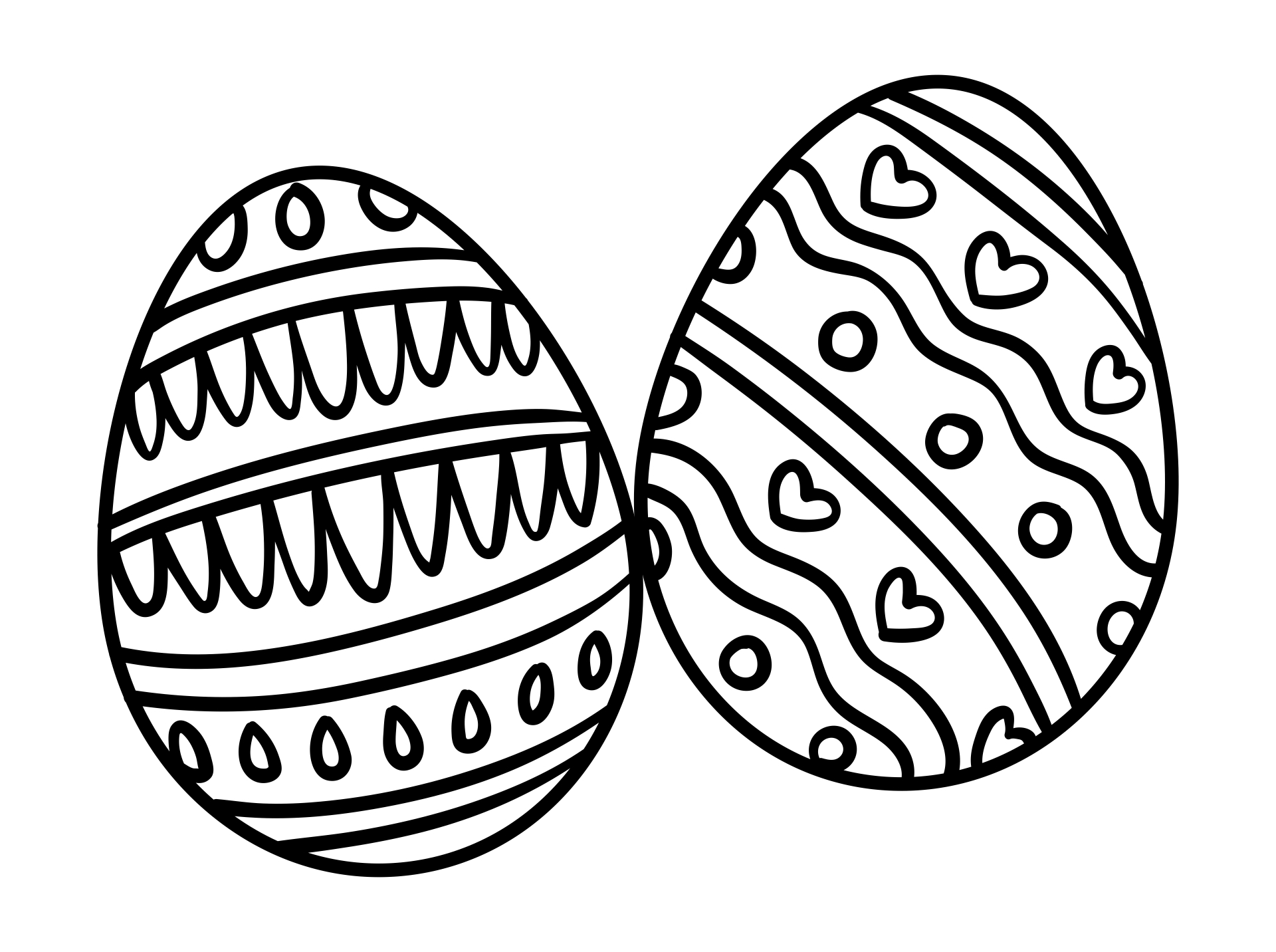 20 Best Easter Egg Coloring Pages Printable   printablee.com