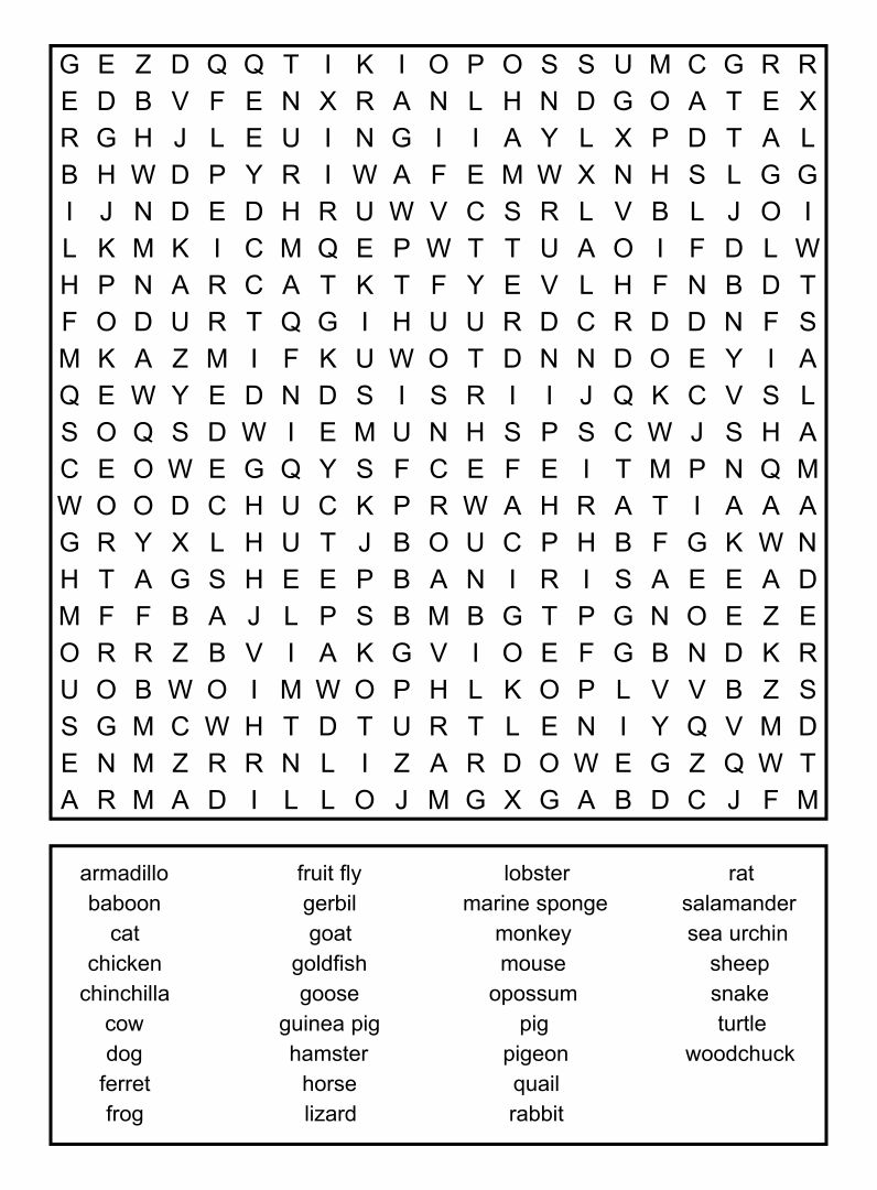 26 best ideas for coloring Free Large Print Word Search