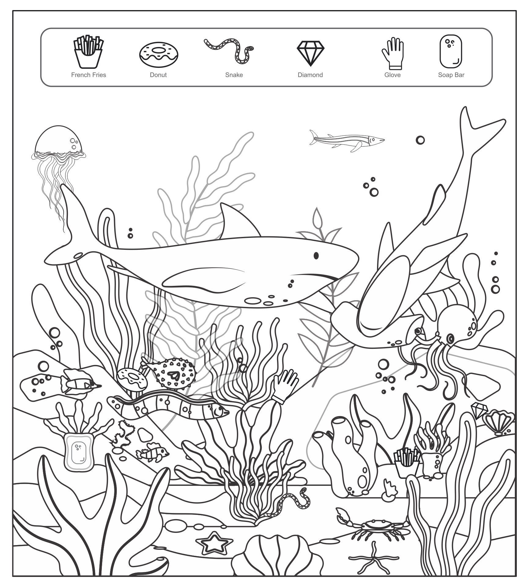 Free Highlights Hidden Pictures Printable Worksheets