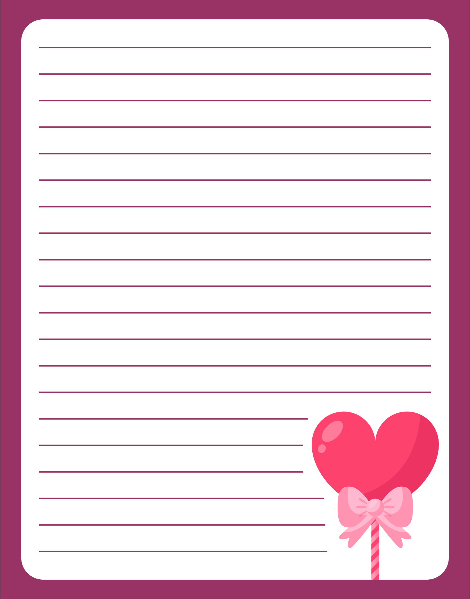 cute lined paper to print and download other lines templates