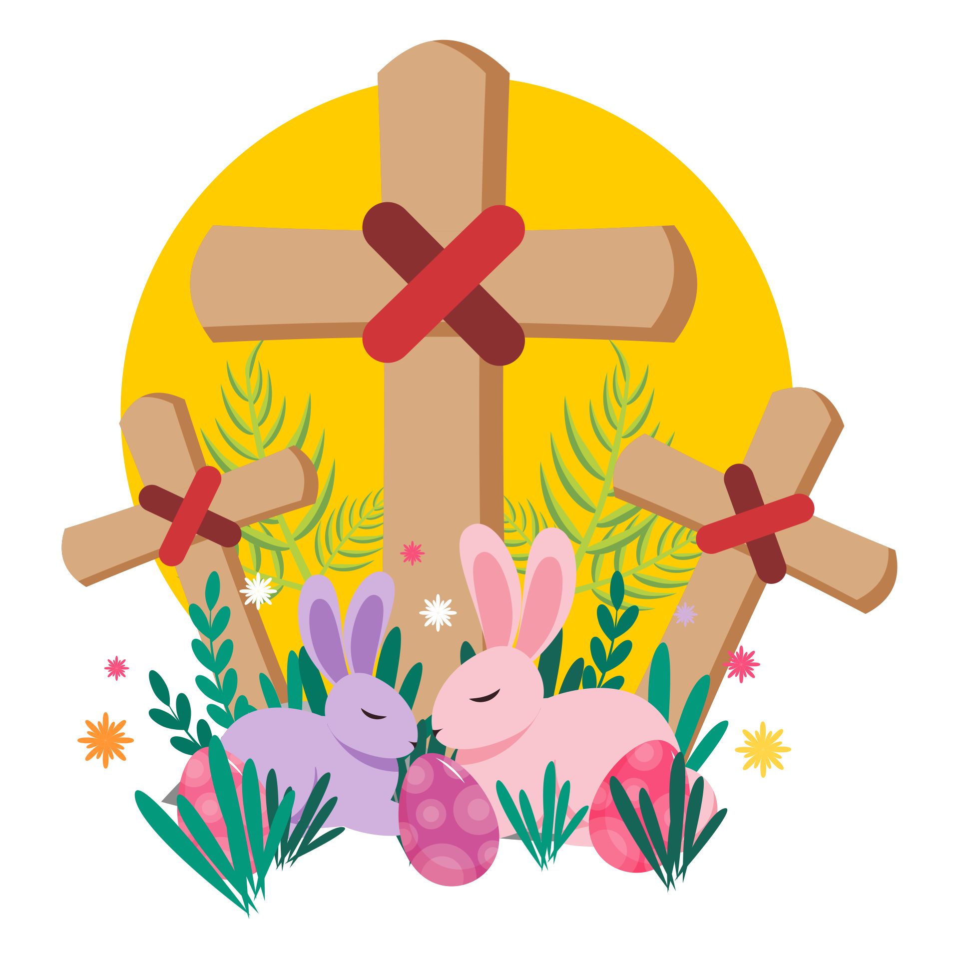 Printable Happy Easter Clip Art