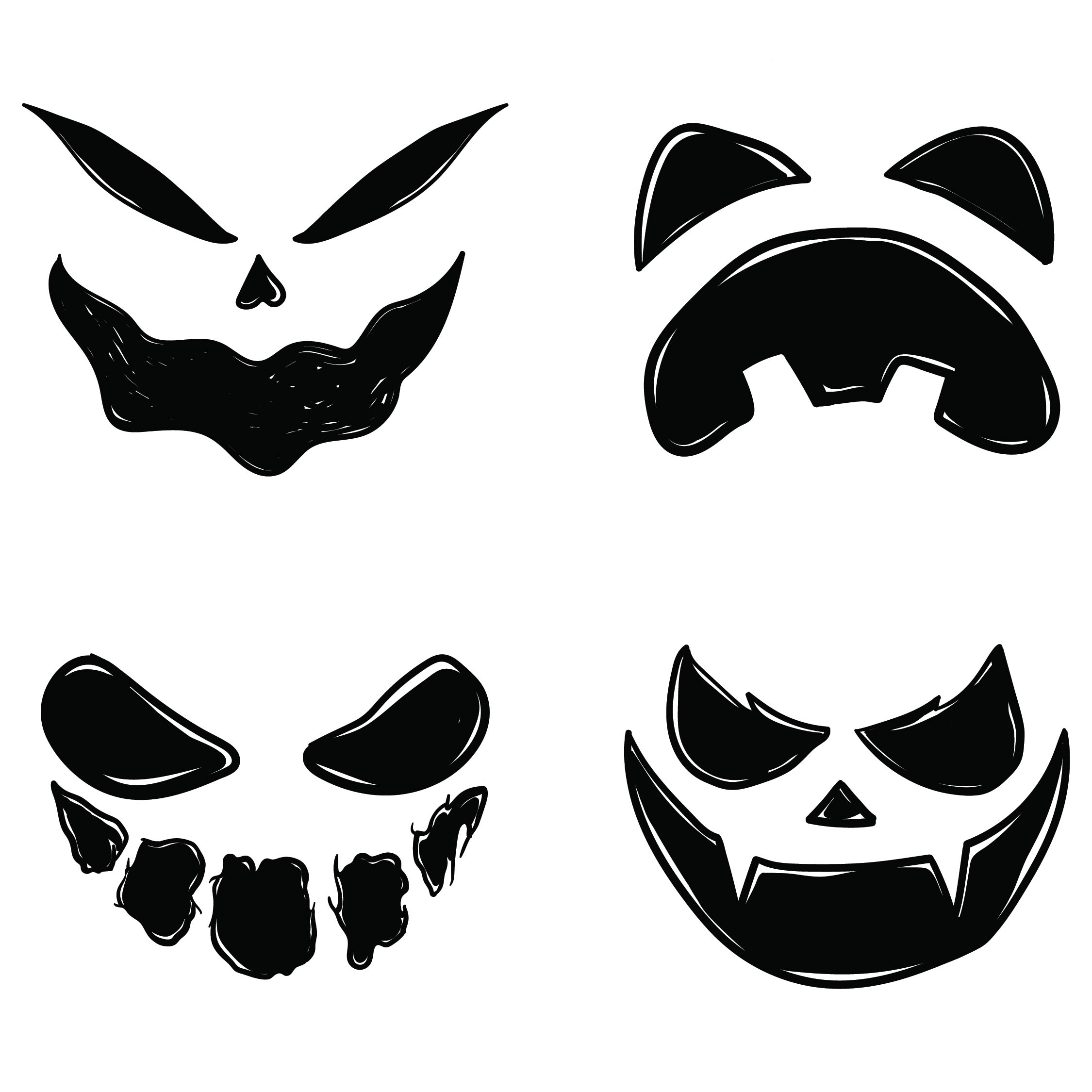 Templates For Scary Pumpkin Faces
