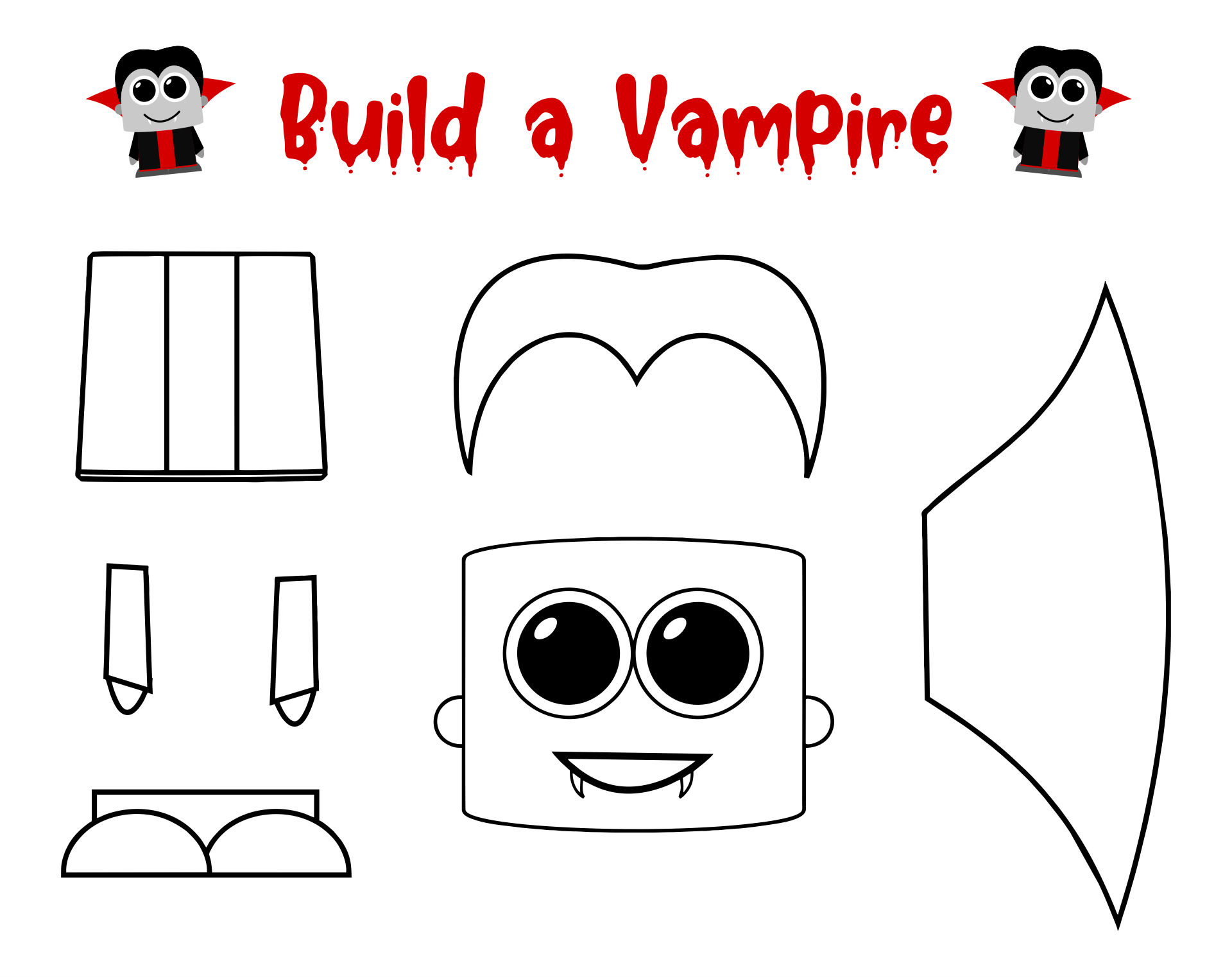 Halloween Crafts For Kids Free Printable Printable Form Templates