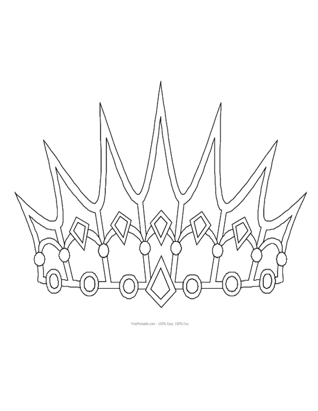 Princess Crown Printables Free