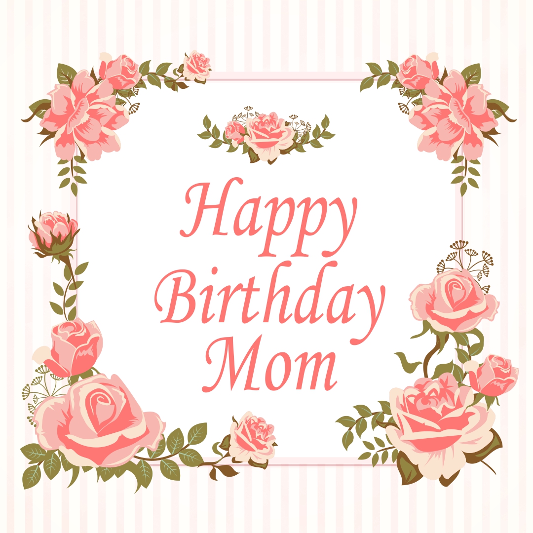 Happy Birthday Mom Card Printable - Printable World Holiday