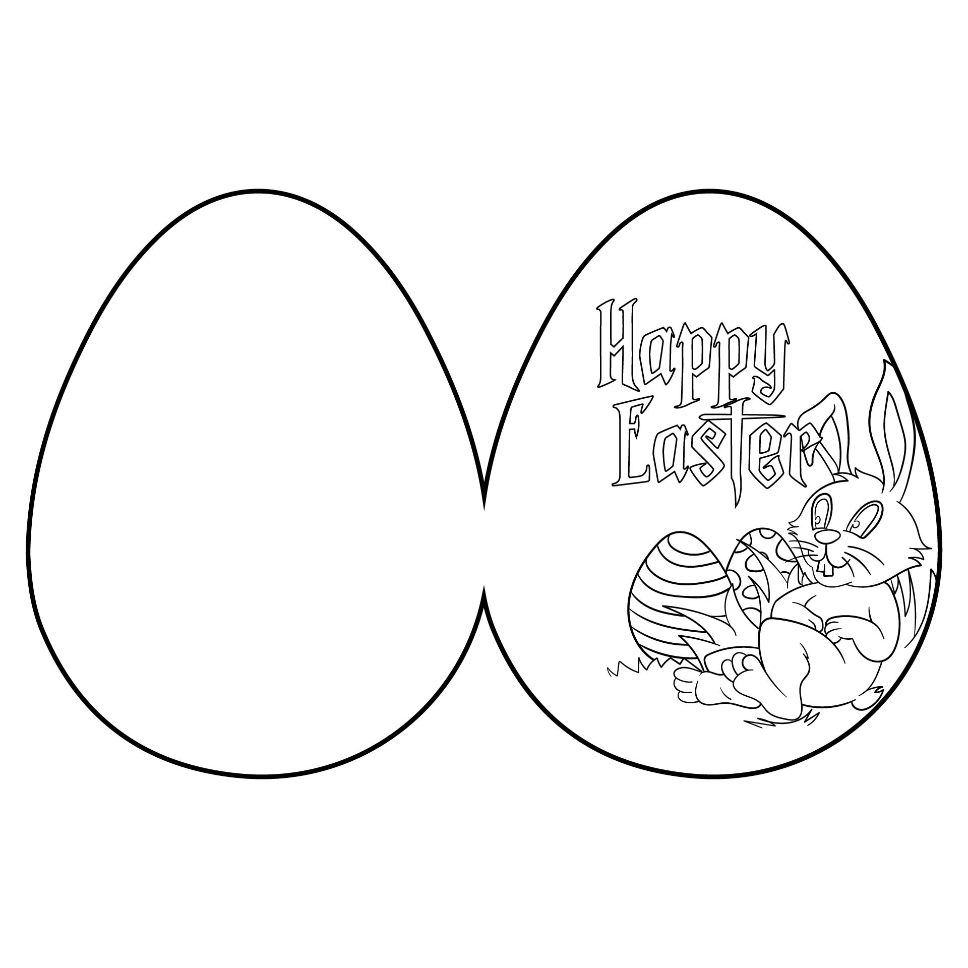 Printable Easter Bunny Cards