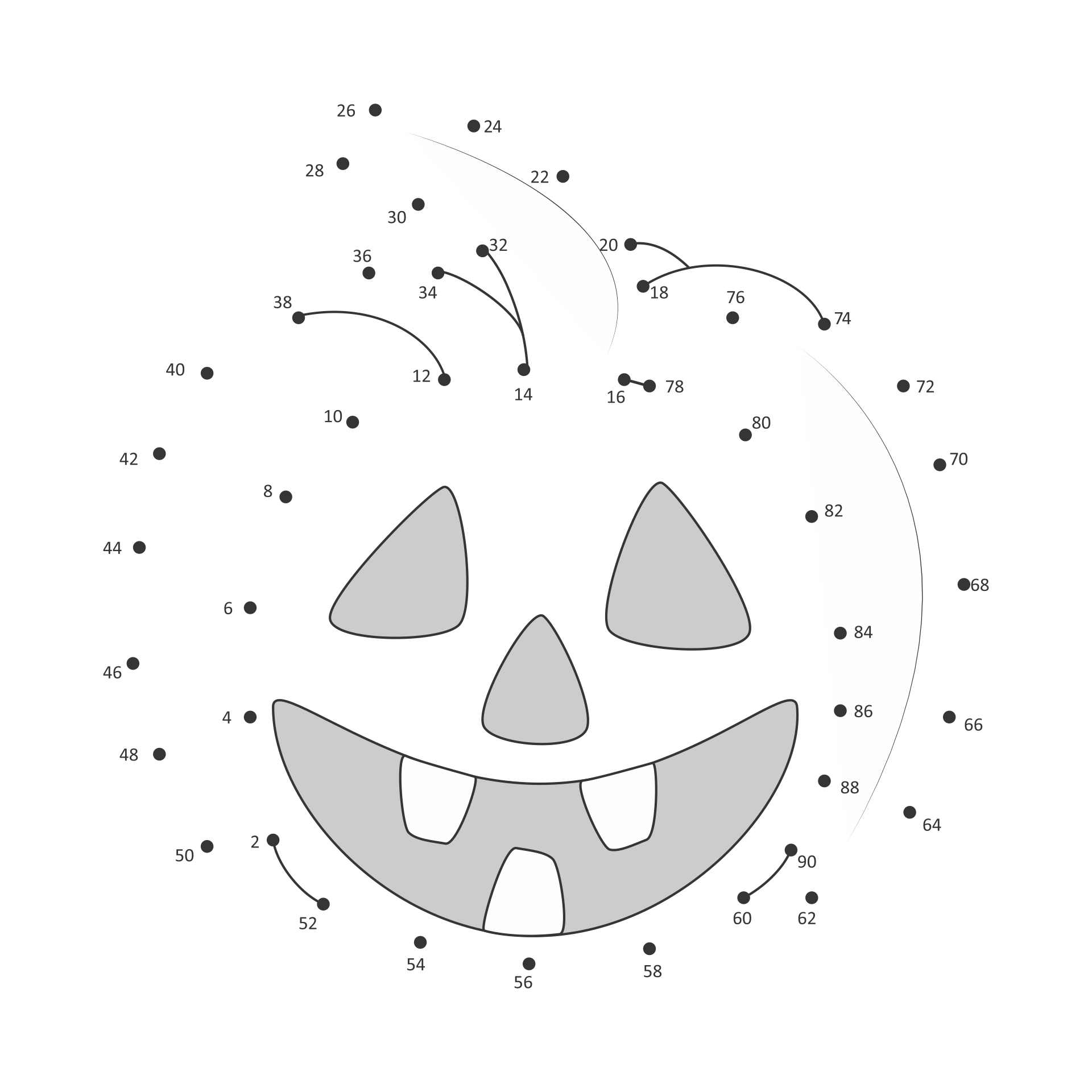 Printable Halloween Dot To Dot Printable Templates