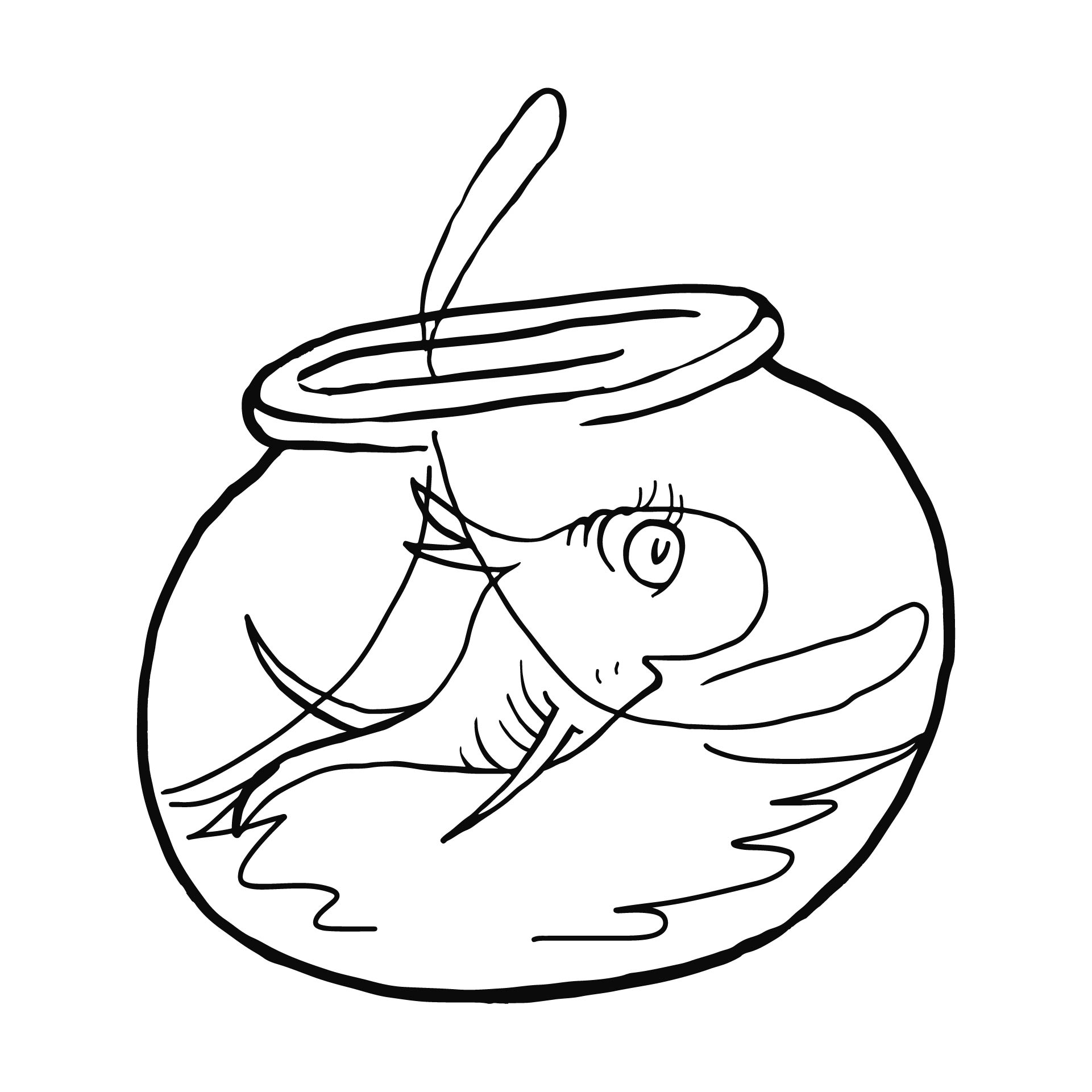 cat in the hat fish bowl