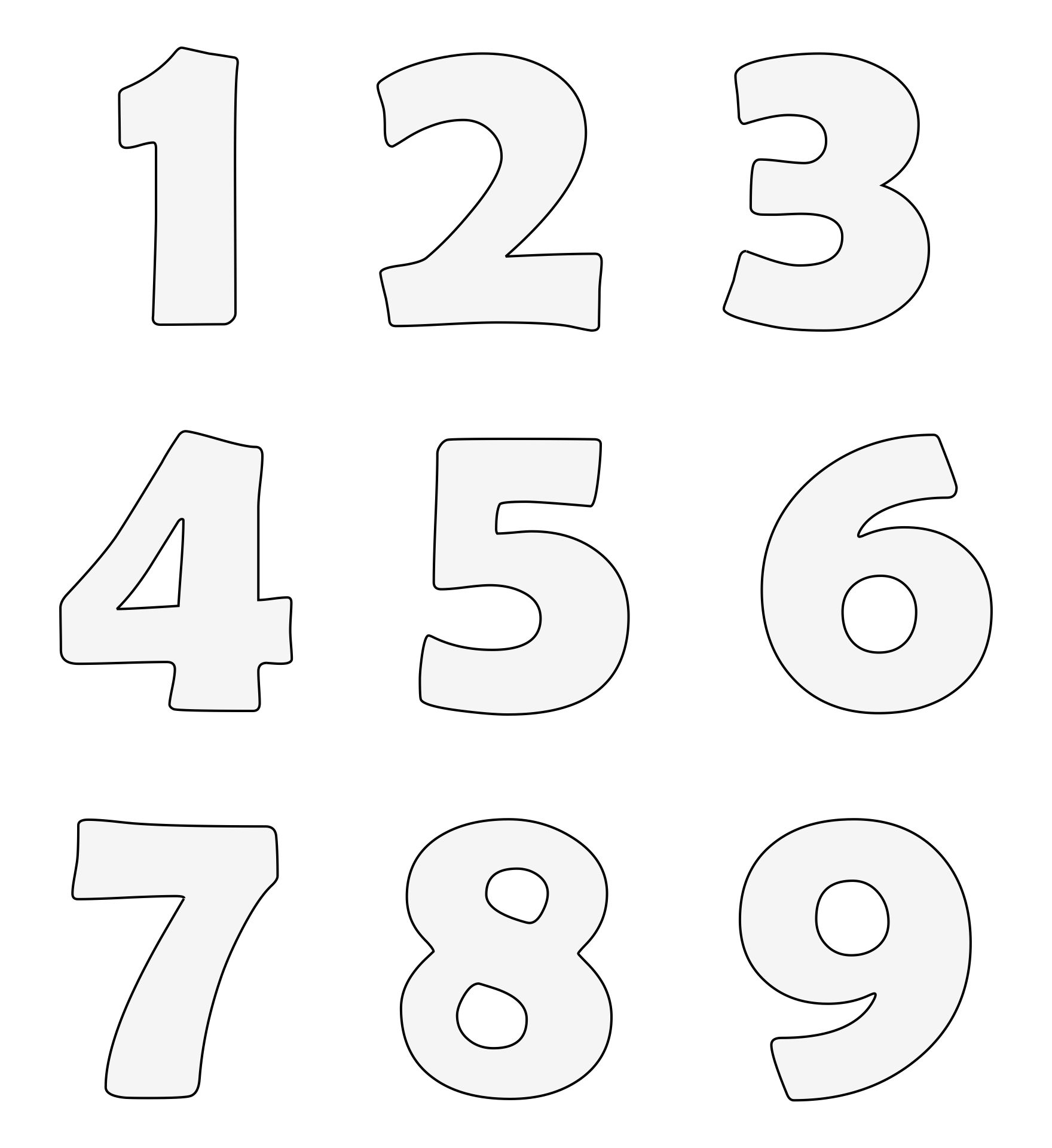 7 Best Images Of Printable Number 9 Printable Numbers - vrogue.co