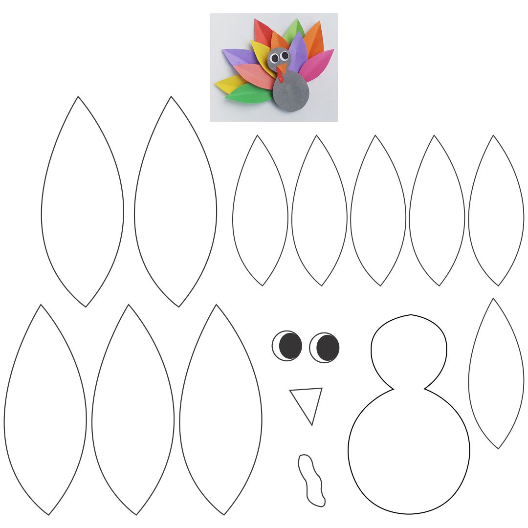 10 Best Free Printable Thanksgiving Turkey Pattern PDF For Free At Printablee