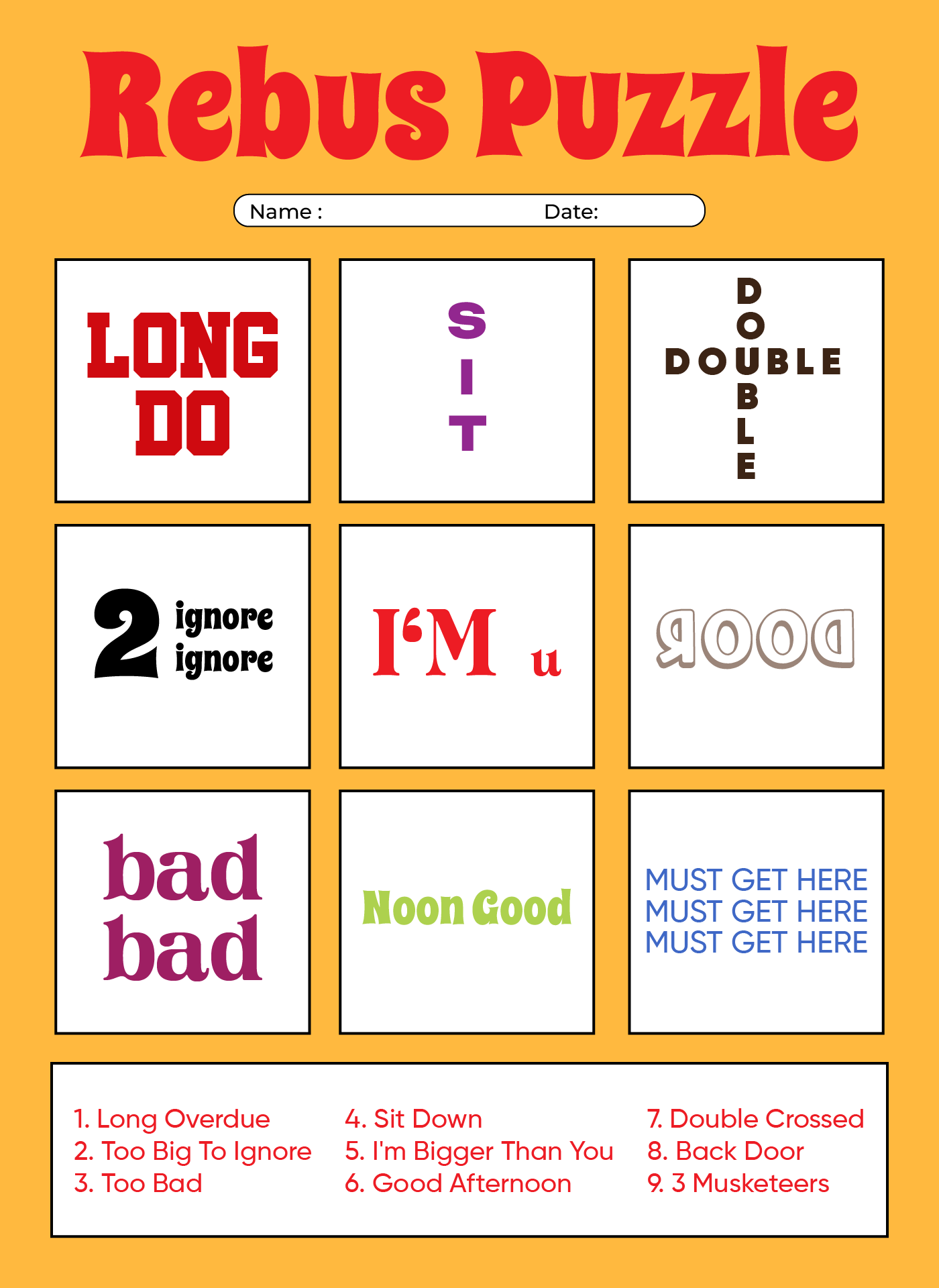 Free Printable Puzzles And Brain Teasers - Templates Printable