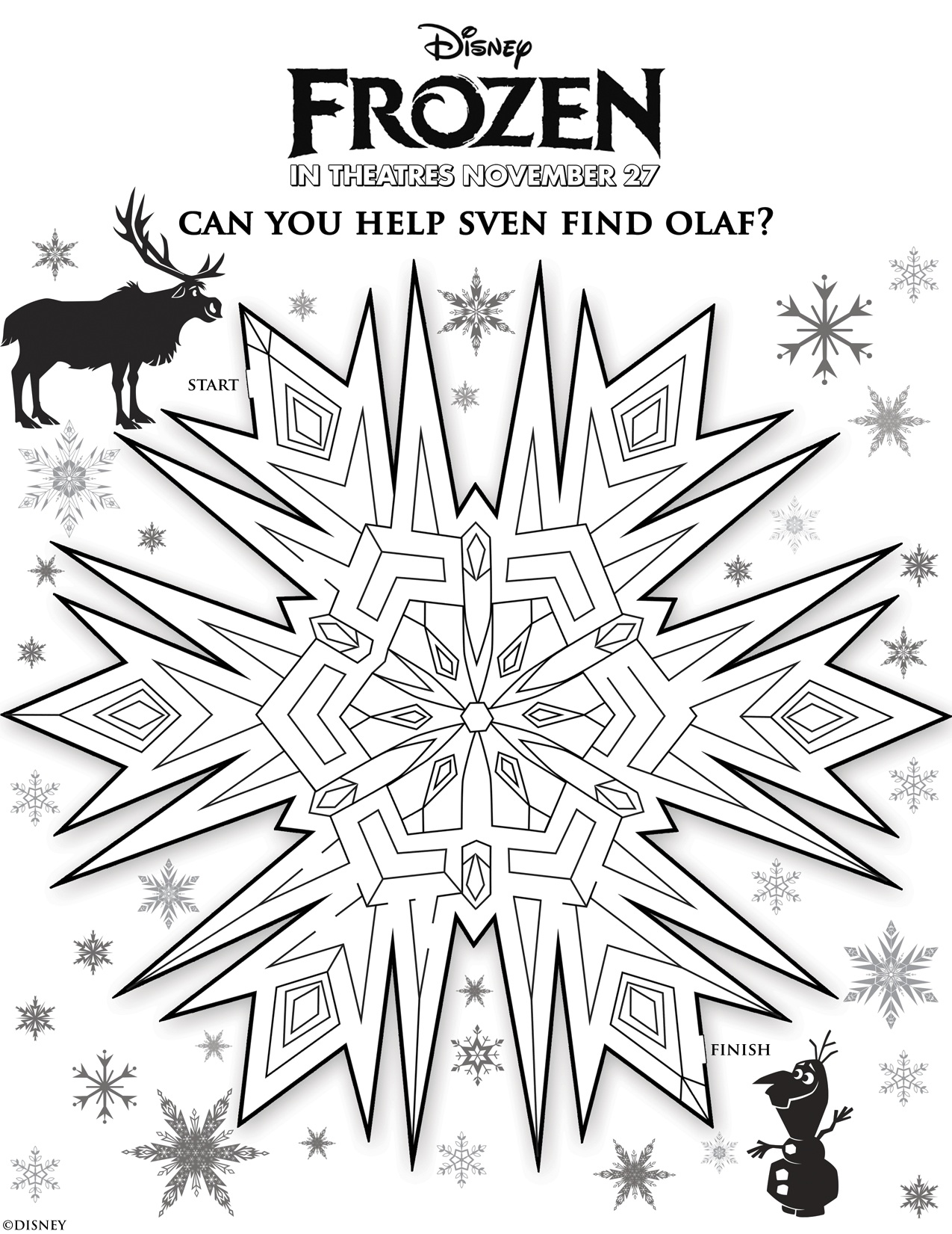 Disney Frozen Coloring Pages