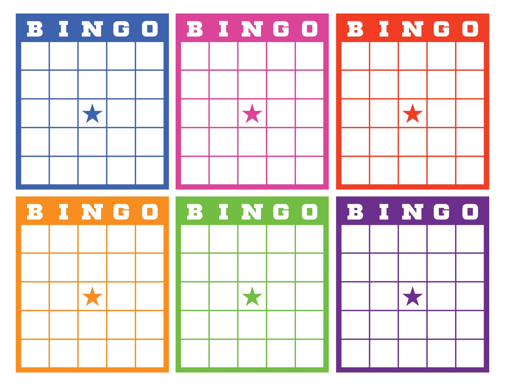 how can i print bingo cards for free