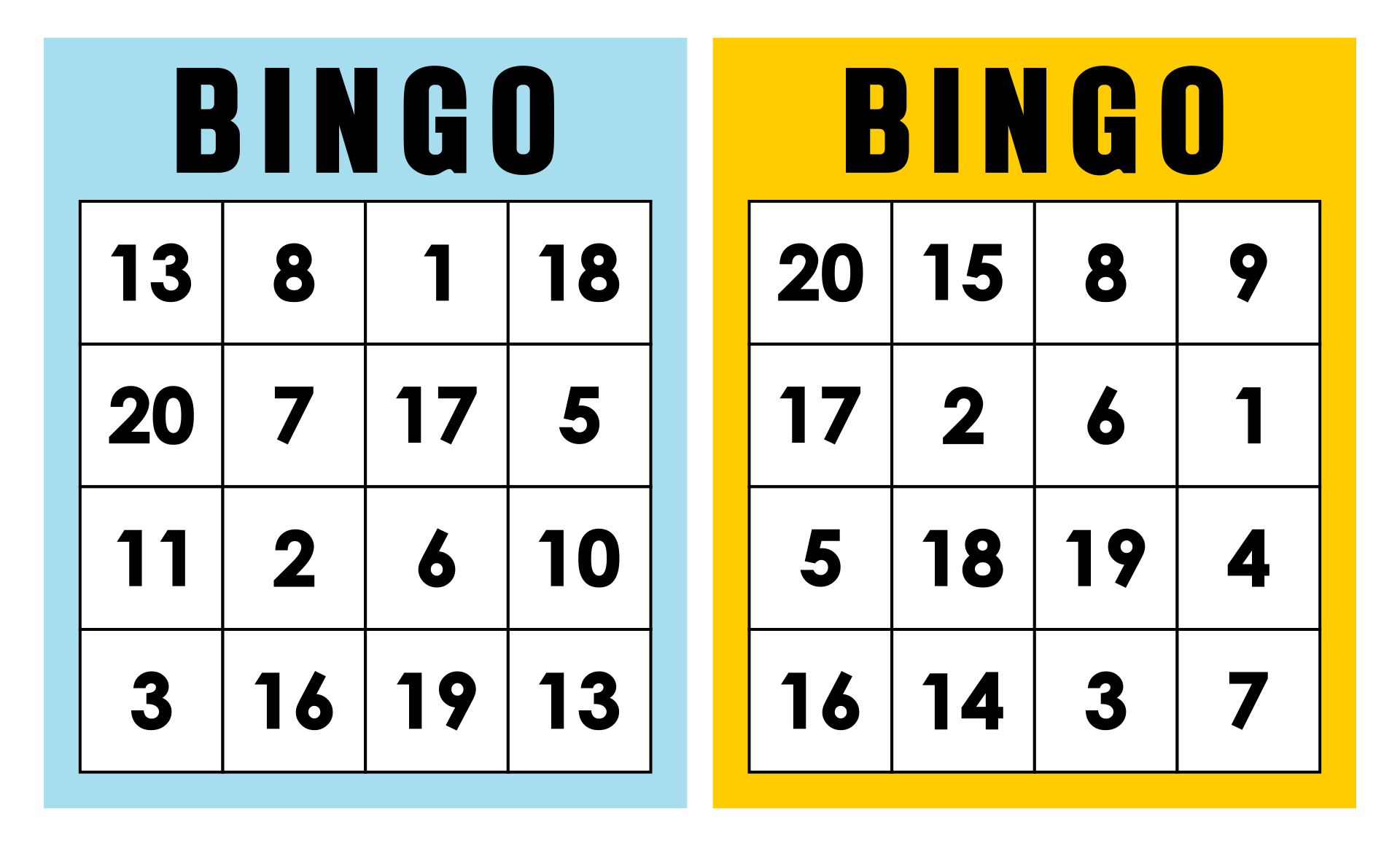 Free Printable Bingo Cards With Numbers Free Printable Vrogue Porn Sex Picture