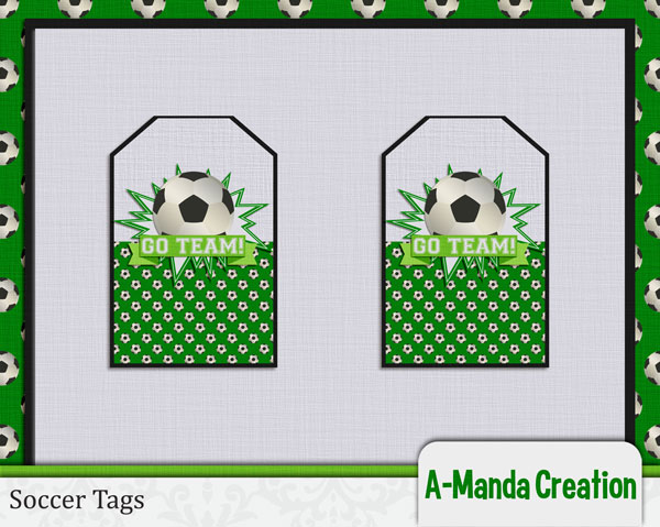 Printable Soccer Tags