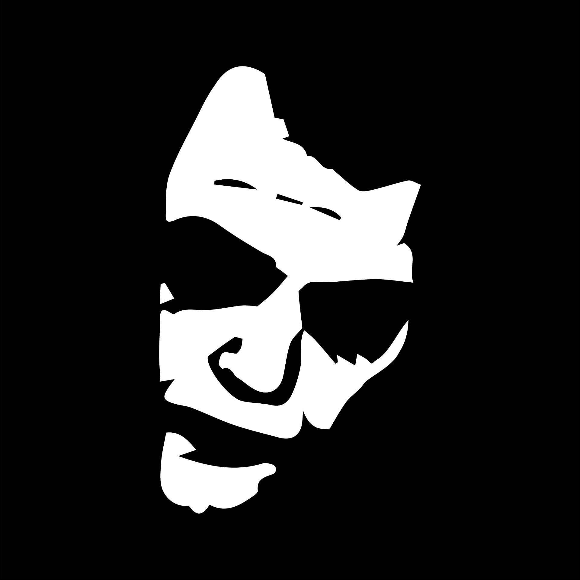 Joker Pumpkin Stencil