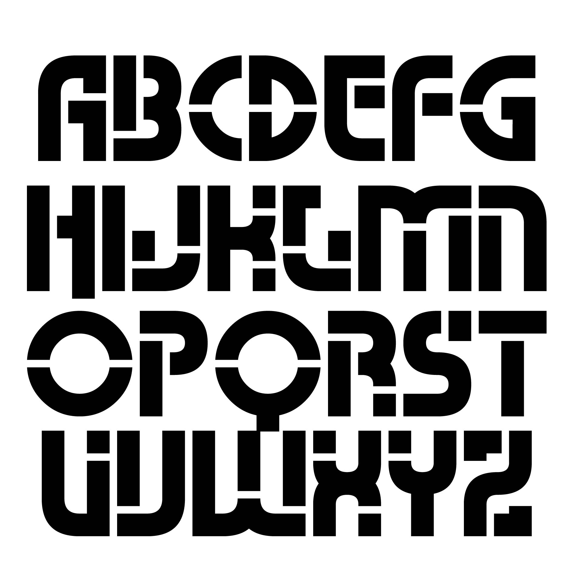 block letter fonts