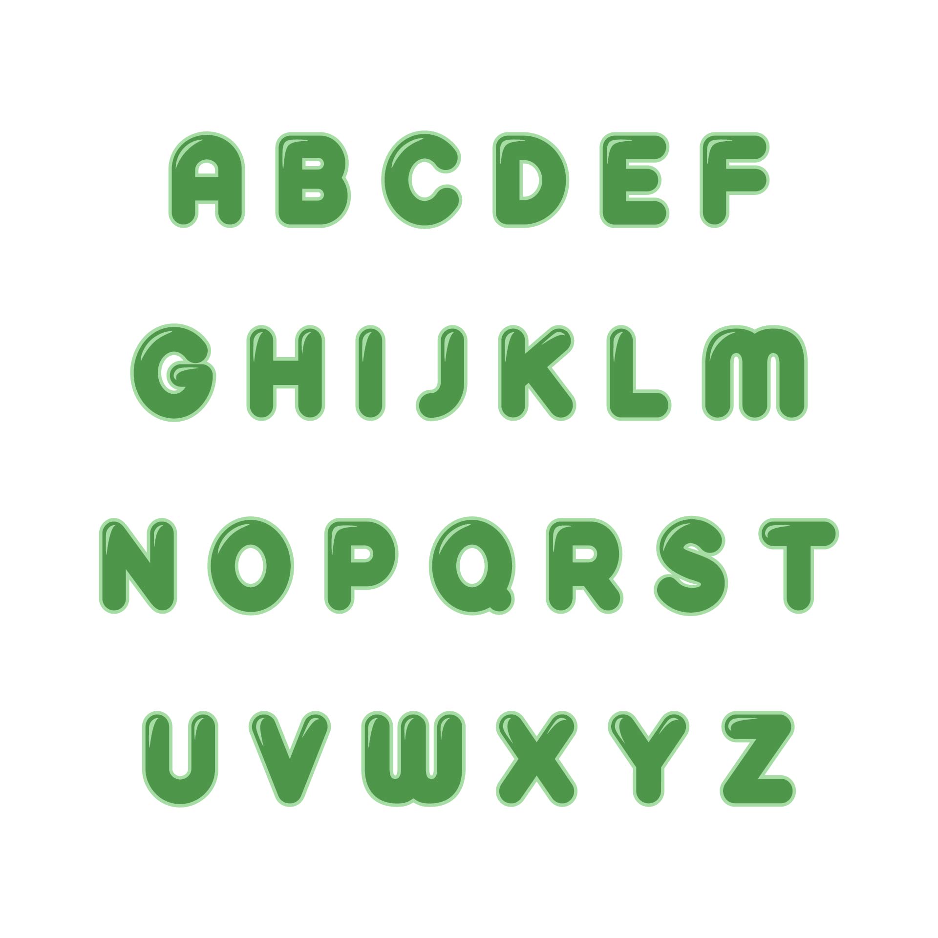 6 Best Images of Free Printable Bubble Letters Alphabet - Printable ...