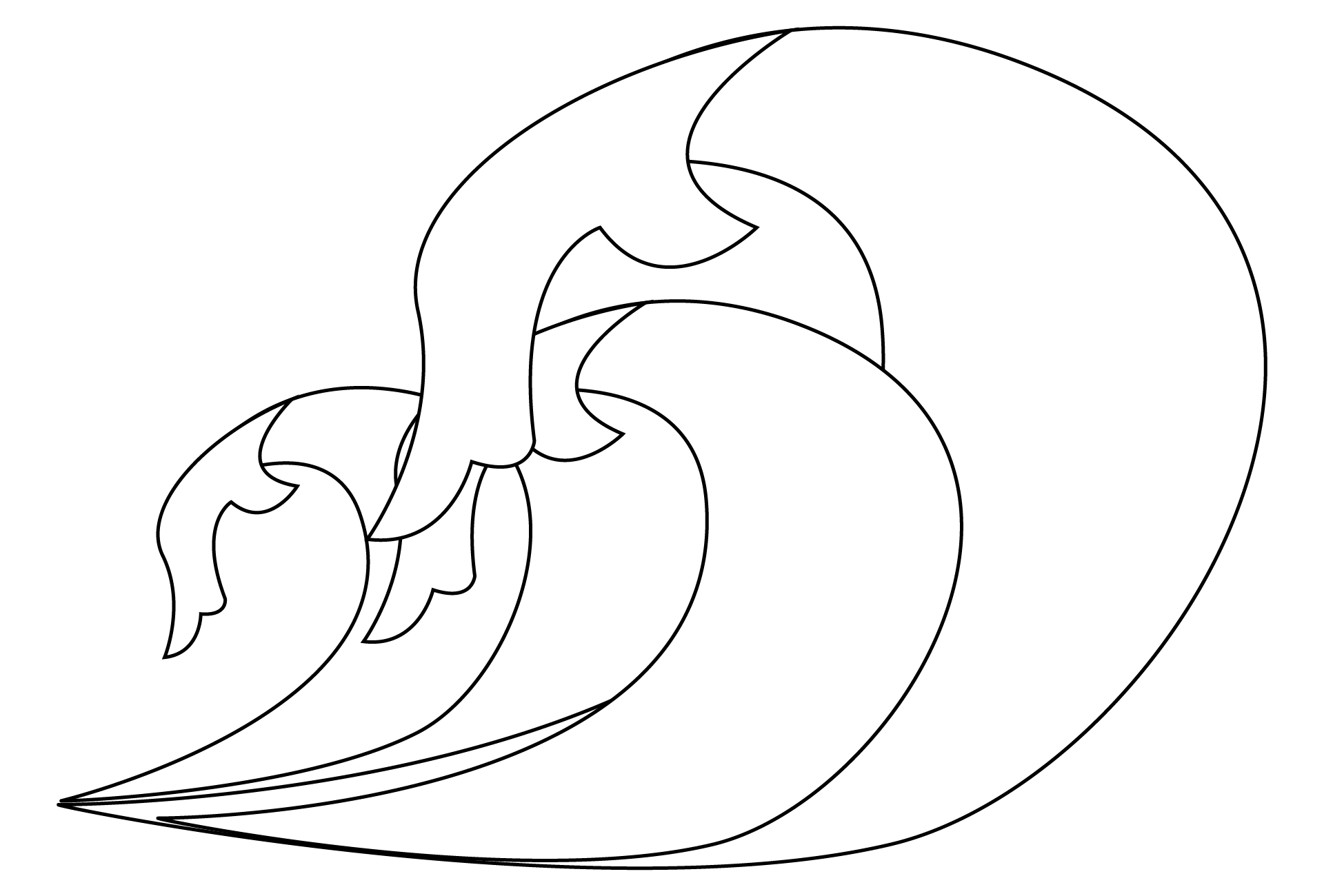 10 Best Free Printable Wave Stencil Printablee