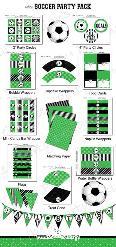 Soccer Party Printables Free