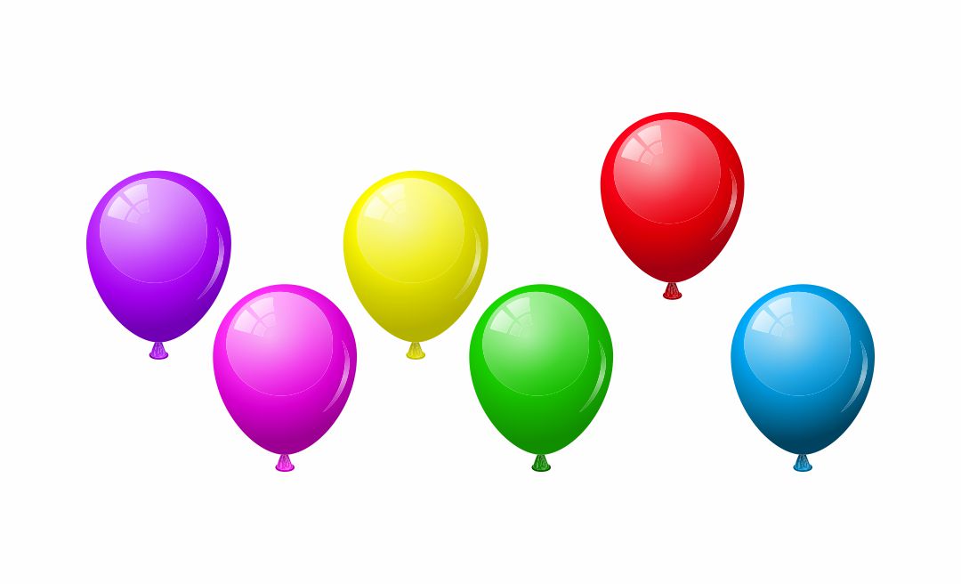 Balloon Cutouts Printable - Printable Word Searches