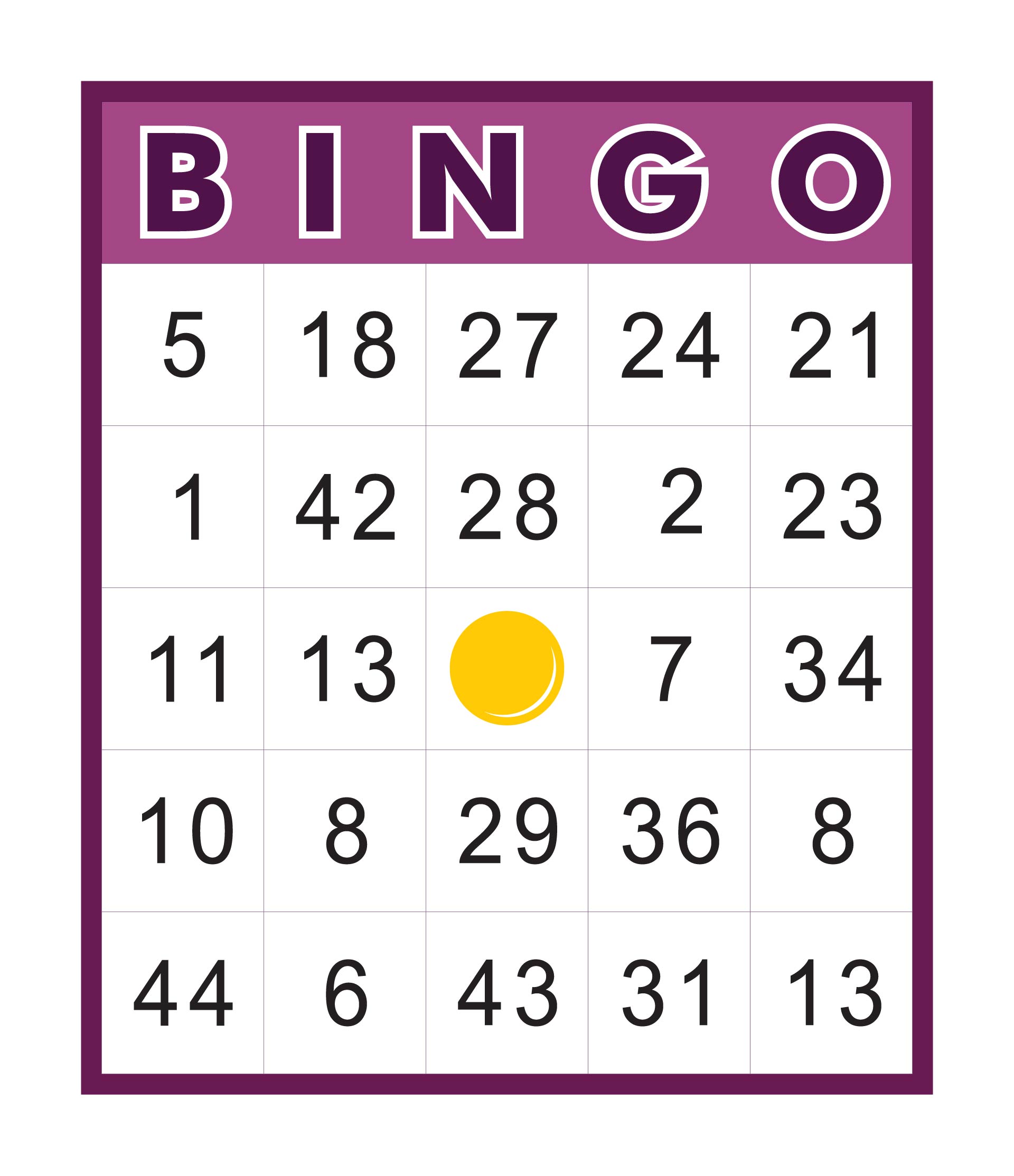 Mardi Gras Bingo Sheets Printable
