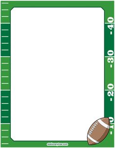 Printable Football Borders