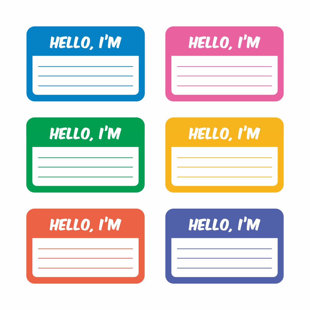 5 Best Images of Kindergarten Name Tags Printable - Name Tags St ...