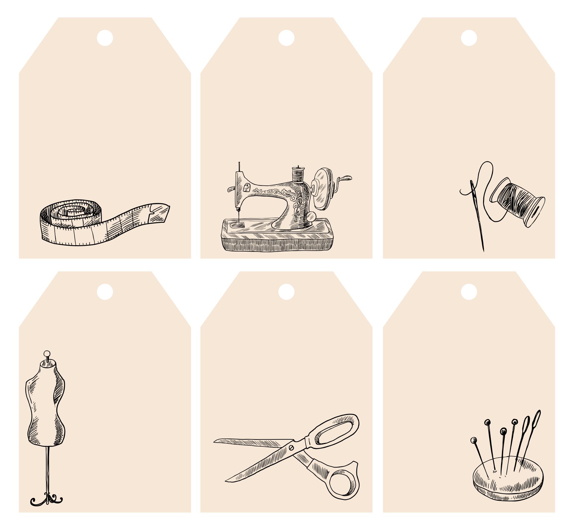 Printable Sewing Labels