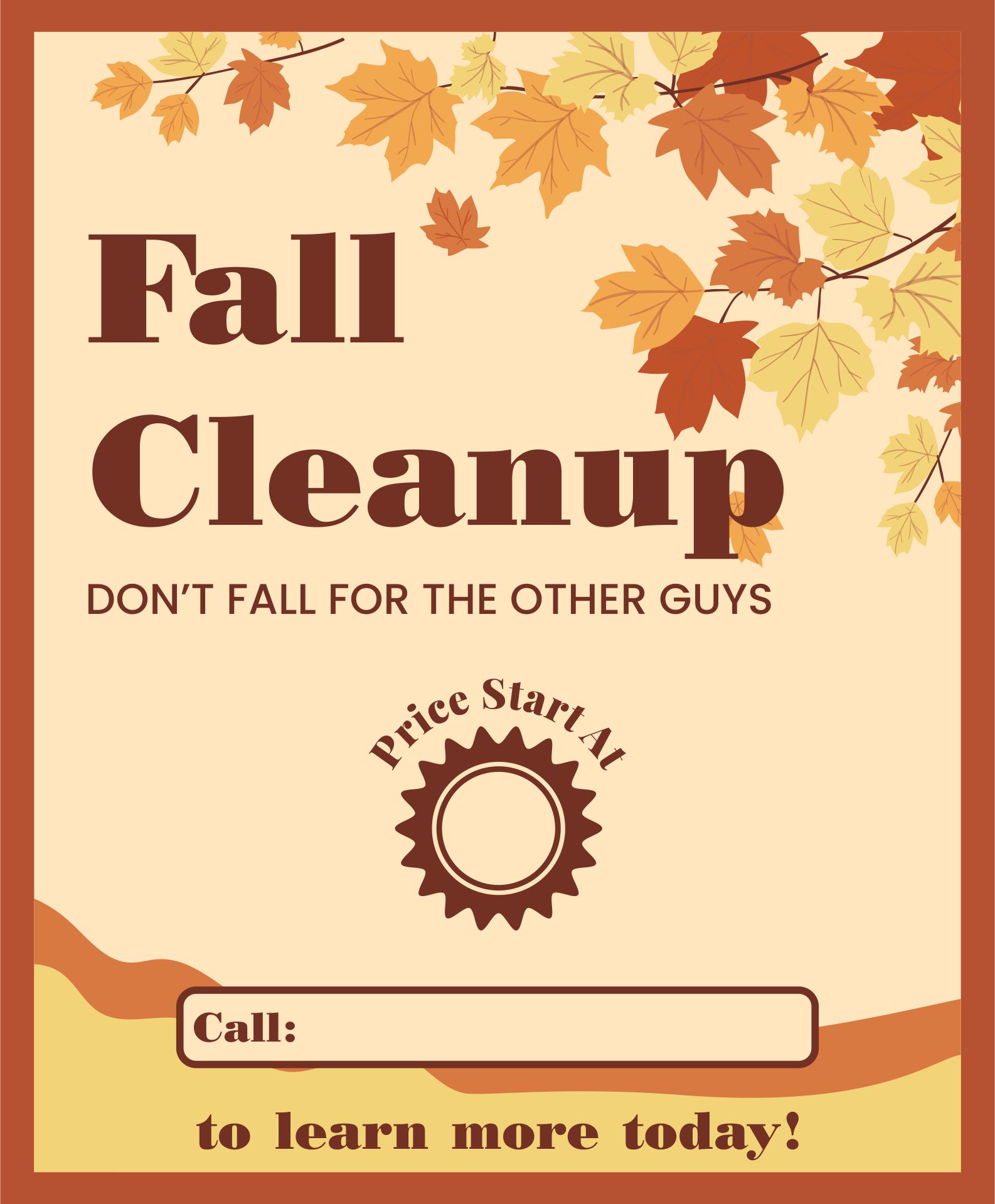 Fall Flyer Templates 10 Free PDF Printables Printablee
