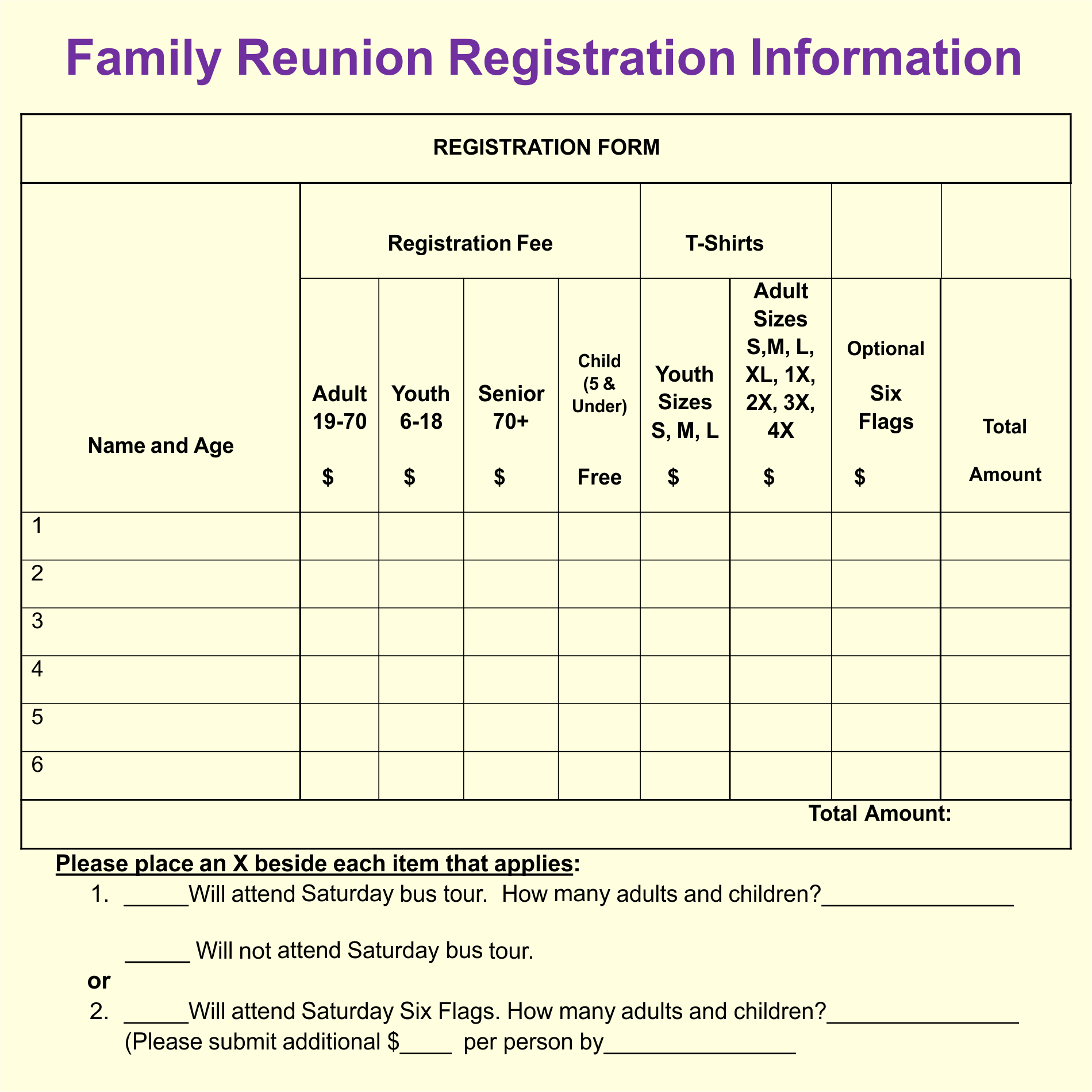 family reunion planning letter