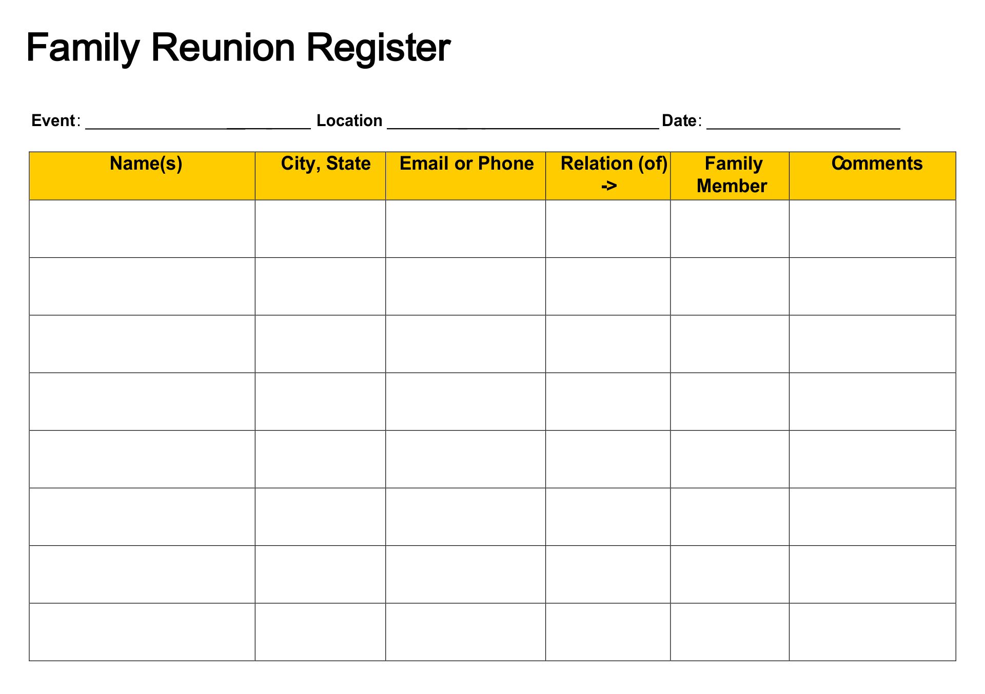 family-reunion-registration-form-template