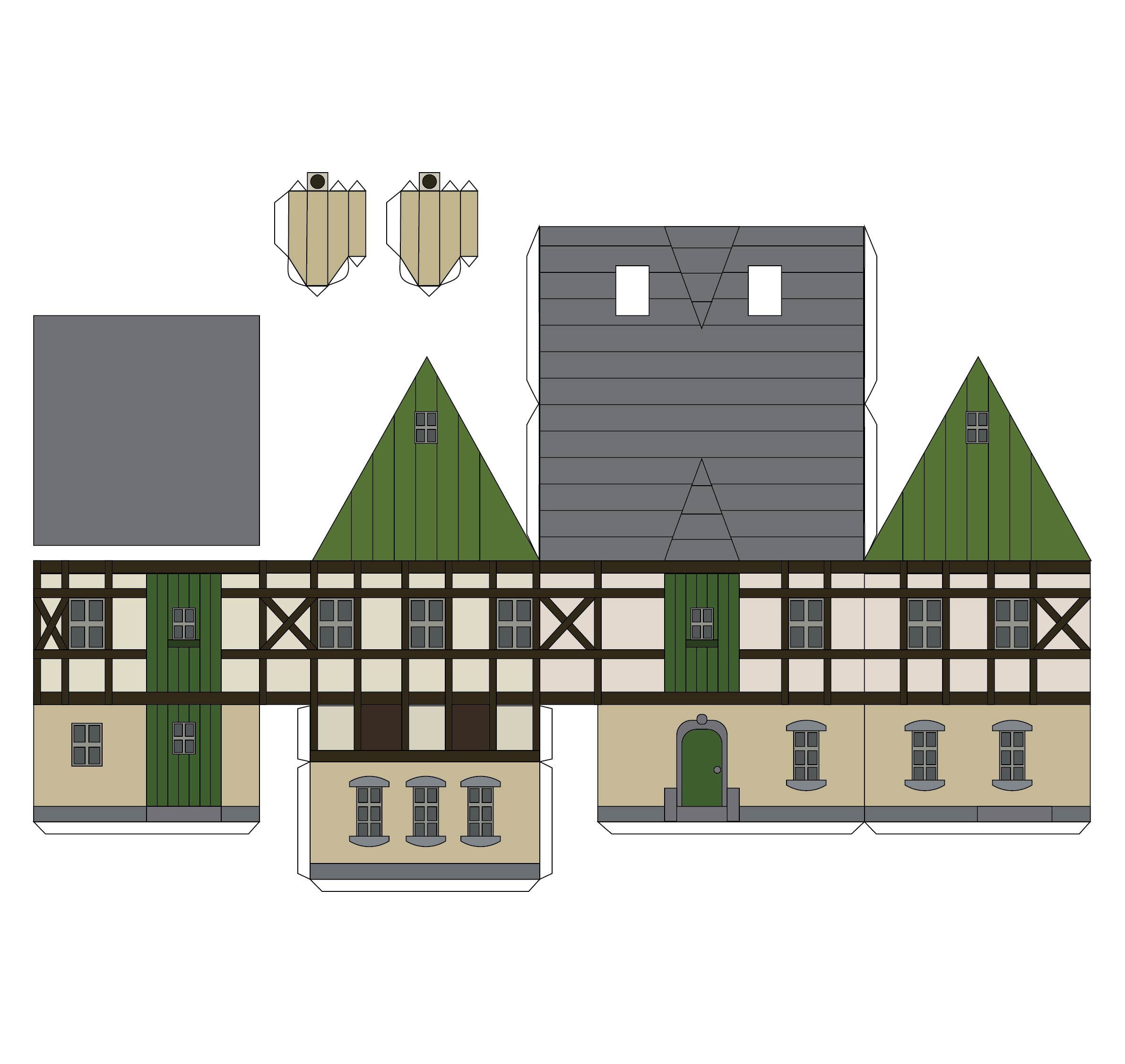 Free Printable Model Buildings